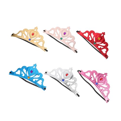 Veemoon 6 Stück Teiliges Party Bunte Geburtstagskrone Stirnbänder Festliche Kopfschmuck für Mädchen Bequemes Stoffmaterial Langlebiges Design für Kostüm und Feiern Veemoon 6 Stück Teiliges Party Bunte Geburtstagskrone Stirnbänder Festliche Kopfschmuck für Mädchen Bequemes Stoffmaterial Langlebiges Design für Kostüm und Feiern von Veemoon