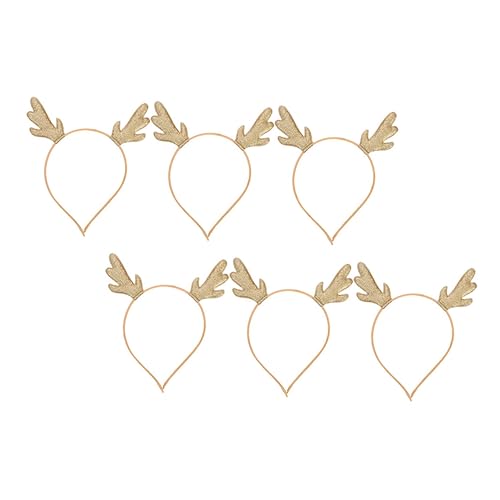 Veemoon 6 Stück Weihnachts Haarreif mit Goldenen Rentiergeweihen Teiliges für Festliche Anlässe Leicht und Bequem Perfektes Accessoire für Erwachsene Weihnachtsfeier Veemoon 6 Stück Weihnachts Haarreif mit Goldenen Rentiergeweihen Teiliges für Festliche Anlässe Leicht und Bequem Perfektes Accessoire für Erwachsene Weihnachtsfeier von Veemoon