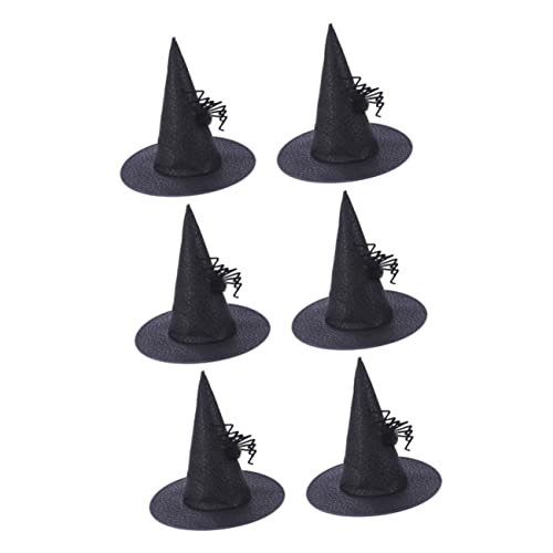 Veemoon 6stücke Halloween Hexenhüte Mit Breiter Krempe Dekorative Spinnen-hüte Für Kostümparty Cosplay Und Halloween-dekoration Veemoon 6stücke Halloween Hexenhüte Mit Breiter Krempe Dekorative Spinnen-hüte Für Kostümparty Cosplay Und Halloween-dekoration von Veemoon
