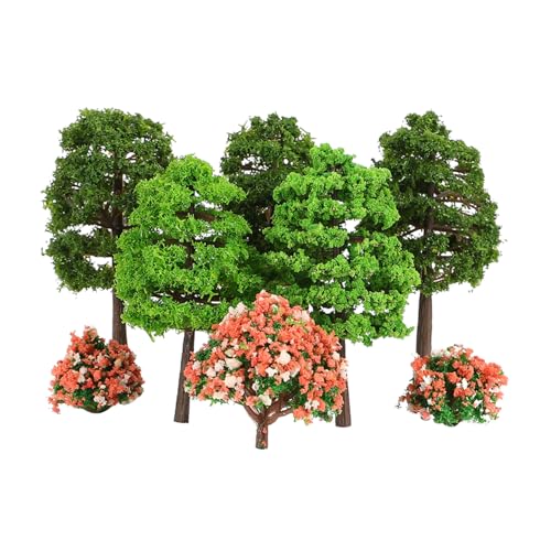 Veemoon 70 Stück Teiliges Mini Baum Modell aus Kunststoff Realistische Miniatur Landschaftsdekoration Langlebige Desktop Ornamente für Sandtisch und DIY Mikrolandschaft Veemoon 70 Stück Teiliges Mini Baum Modell aus Kunststoff Realistische Miniatur Landschaftsdekoration Langlebige Desktop Ornamente für Sandtisch und DIY Mikrolandschaft von Veemoon