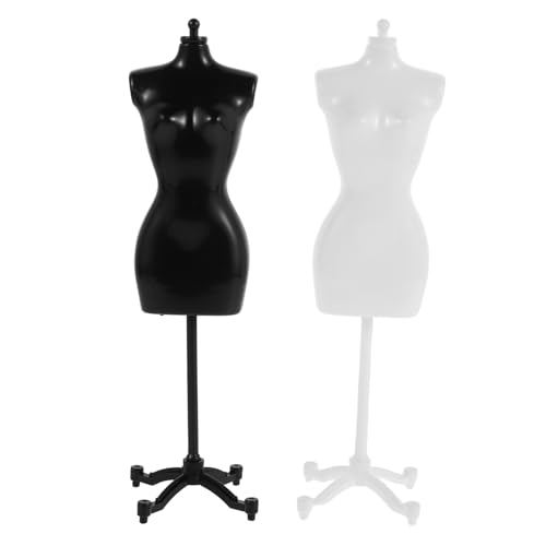 Veemoon 8 Stück Puppenhochzeitskleiderständer Zubehör für die Puppenherstellung Mannequin Kleiderständer Schaufensterpuppe Mini-Schaufensterpuppe Puppenkleiderform Mini-Kleiderform Plastik von Veemoon
