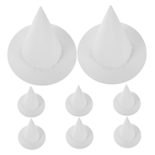 Veemoon 8 Stück Teiliges Diy Hexenhut Robustem Weißem Bastelpapier für Blanko Witch Hats zum Bemalen und Gestalten Halloween Kostüm Accessoire für Kreative Partys und Bastelaktivitäten Veemoon 8 Stück Teiliges Diy Hexenhut Robustem Weißem Bastelpapier für Blanko Witch Hats zum Bemalen und Gestalten Halloween Kostüm Accessoire für Kreative Partys und Bastelaktivitäten von Veemoon