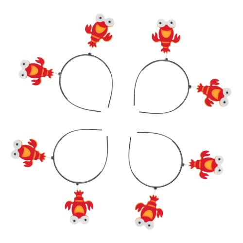 Veemoon 8 Stück Teiliges Lobster Haarband aus Leichtem Bequemes Haarschmuck accessoire für Frauen Geeignet für Halloween Karneval und Party kostümverkleidung Veemoon 8 Stück Teiliges Lobster Haarband aus Leichtem Bequemes Haarschmuck accessoire für Frauen Geeignet für Halloween Karneval und Party kostümverkleidung von Veemoon