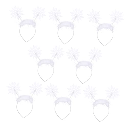 Veemoon 8 Stück Teiliges Weihnachts Haarreif mit Niedlichen Schneeflocken Atmungsaktivem Komfortablem Design Robustem für Festliche Partys und Weihnachts Cosplay Veemoon 8 Stück Teiliges Weihnachts Haarreif mit Niedlichen Schneeflocken Atmungsaktivem Komfortablem Design Robustem für Festliche Partys und Weihnachts Cosplay von Veemoon