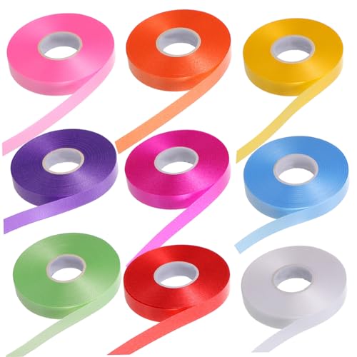 Veemoon 9 Stück Bunte Ballonbänder Dekorationsbänder für Hochzeiten und Partys Teiliges Verschiedenen Farben zum Verpacken Basteln und Dekorieren von Geschenken Veemoon 9 Stück Bunte Ballonbänder Dekorationsbänder für Hochzeiten und Partys Teiliges Verschiedenen Farben zum Verpacken Basteln und Dekorieren von Geschenken von Veemoon