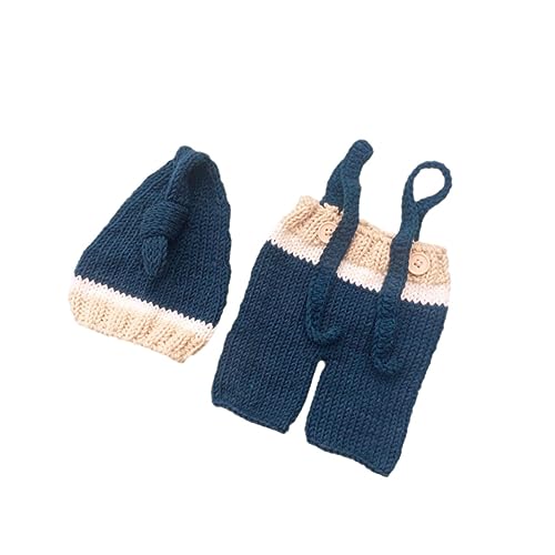 Veemoon Requisiten für die Babyfotografie strickjacke baby kostüme für baby monatliche Babyfoto-Requisiten Neugeborene Requisiten weihnachtsmann kostüm Kleidung für neugeborene Jungen von Veemoon