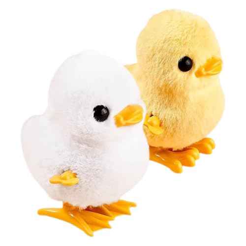 Veemoon Aufziehbare Plüschtiere Set - 2 Stück Hüpfen Küken Und Enten Für - Für Partys Füller Für Geschenktüten Uhrwerkspielzeug Fröhliche Tierchen Zum Veemoon Aufziehbare Plüschtiere Set - 2 Stück Hüpfen Küken Und Enten Für - Für Partys Füller Für Geschenktüten Uhrwerkspielzeug Fröhliche Tierchen Zum von Veemoon