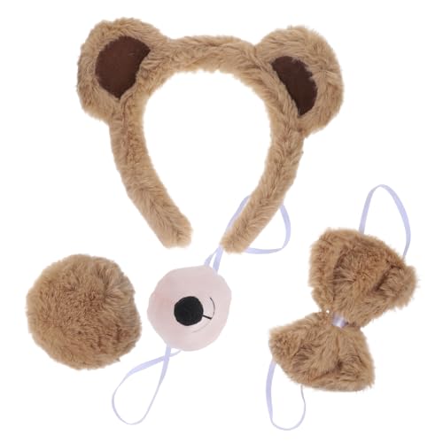 Veemoon Entzückendes Bärenohr-stirnband- -set Tierkostüm-zubehör Für Cosplay-bühne Veemoon Entzückendes Bärenohr-stirnband- -set Tierkostüm-zubehör Für Cosplay-bühne von Veemoon