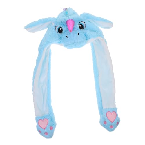 Veemoon Blaue Einhorn Ohr Mütze Mit Beweglichen Ohren – Plüsch Tierhut Für Kostümpartys - Karneval Und Ostern – Spaßiges Headwear Für Und Erwachsene Veemoon Blaue Einhorn Ohr Mütze Mit Beweglichen Ohren – Plüsch Tierhut Für Kostümpartys - Karneval Und Ostern – Spaßiges Headwear Für Und Erwachsene von Veemoon