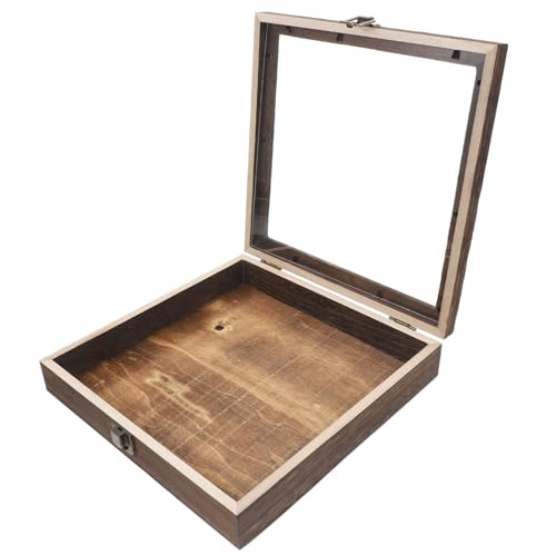 Veemoon Box Massivholz Insektenprobenbox Vitrine Getrocknete Blumen Gepresster Blumenrahmen Getrockneter Blumenrahmen von Veemoon