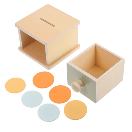 Veemoon Box Vorschule Montessori Ball Drop Montessori Objekt Permanence Für Babys Holz von Veemoon