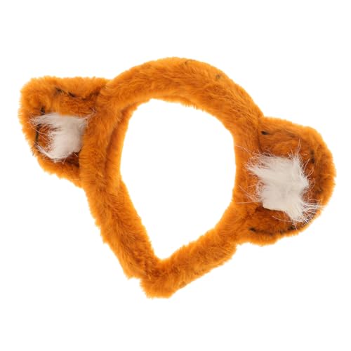 Veemoon Chic Tiger Ear Haarband Haarreif Party Haarschmuck Karneval Kostüm Accessoire Orange Bequem und Langlebig Festliches Design für Mädchen und Cosplay Stilvoll und Auffällig von Veemoon