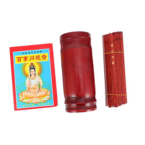 Veemoon Chinesische Stäbchen Orakel Set – Holzspielzeug Für Wahrsagung Und Meditation - Ideal Für Anfänger Und Fortgeschrittene - Inkl Stilvollem Holzständer Und Anleitung Veemoon Chinesische Stäbchen Orakel Set – Holzspielzeug Für Wahrsagung Und Meditation - Ideal Für Anfänger Und Fortgeschrittene - Inkl Stilvollem Holzständer Und Anleitung von Veemoon