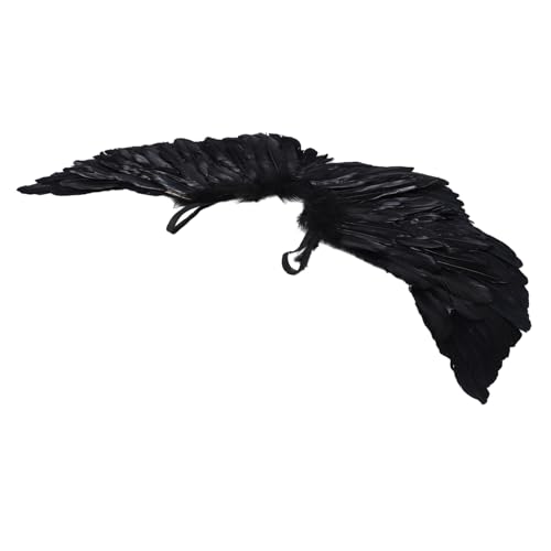 Veemoon Die Flügel Des Teufel Geburtstagsdekorationsflügel Performance-maskerade-flügel Halloween-flügel Halloween-accessoires Engel-rollenspiel-flügel Partyflügel Black Gänsefedern Veemoon Die Flügel Des Teufel Geburtstagsdekorationsflügel Performance-maskerade-flügel Halloween-flügel Halloween-accessoires Engel-rollenspiel-flügel Partyflügel Black Gänsefedern von Veemoon