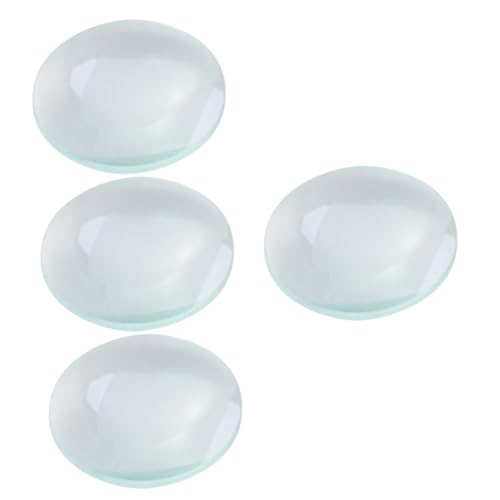Veemoon Doppelte Konvexe Glaslinse 50mm Brennweite - Klare Optik Mit 30mm Durchmesser - Ideal Für Experimente Im Physikunterricht Sicherheitsspiegel Und DIY Projekte 1 Stück von Veemoon