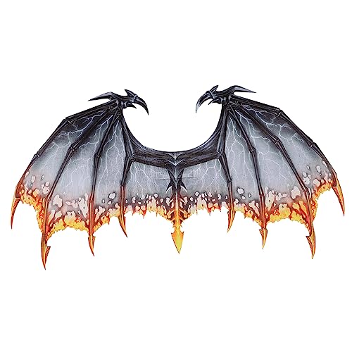 Veemoon Drachen Kostüm Mit Großen Schwarzen Flügeln Für Erwachsene – Perfekte Requisite Für Halloween - Karneval Und Cosplay-Events Ideal Für Unvergessliche Partys Und Veemoon Drachen Kostüm Mit Großen Schwarzen Flügeln Für Erwachsene – Perfekte Requisite Für Halloween - Karneval Und Cosplay-Events Ideal Für Unvergessliche Partys Und von Veemoon