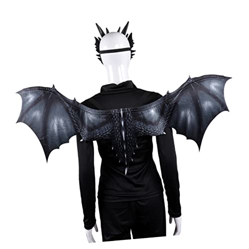Veemoon Drachenflügel Kostüm Zubehör Für Erwachsene Und – Schwarz Vlies Drachenflügel Prop Für Halloween - Karneval Und Themenpartys - Ideal Für Cosplay Und Rollenspiele Veemoon Drachenflügel Kostüm Zubehör Für Erwachsene Und – Schwarz Vlies Drachenflügel Prop Für Halloween - Karneval Und Themenpartys - Ideal Für Cosplay Und Rollenspiele von Veemoon