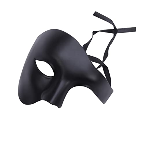 Veemoon Einäugige Halloween-Maske Für Herren – Halbgesichtsmaske Für Kostümpartys Und Maskeraden – Ideal Für Halloween-Events Und Schaurige Auftritte von Veemoon