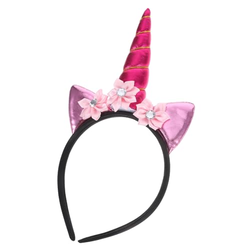 Veemoon Einhorn Kopfschmuck Junge Mädchen Haarreif Mit Blumen Cartoon Stirnband Für Geburtstagsfeier Karneval Kostüm Party Veemoon Einhorn Kopfschmuck Junge Mädchen Haarreif Mit Blumen Cartoon Stirnband Für Geburtstagsfeier Karneval Kostüm Party von Veemoon