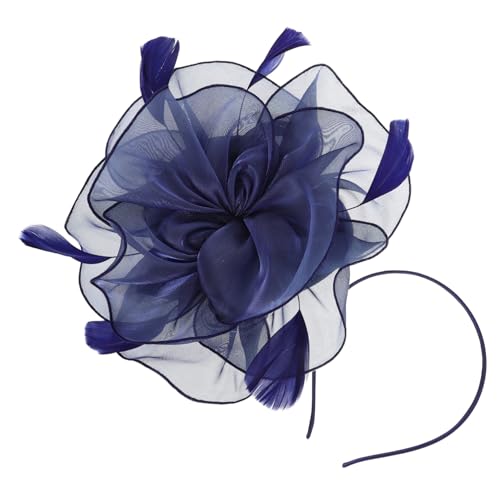 Veemoon Eleganter Damen Fascinator aus Mesh mit Luxuriösen Federn Europäischer Stil Vielseitiger Haarschmuck für Tea Party Pferderennen und Vintage Modeveranstaltungen Stilvolles Veemoon Eleganter Damen Fascinator aus Mesh mit Luxuriösen Federn Europäischer Stil Vielseitiger Haarschmuck für Tea Party Pferderennen und Vintage Modeveranstaltungen Stilvolles von Veemoon