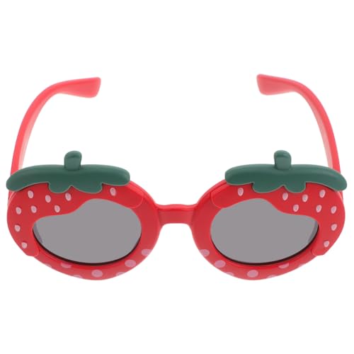 Veemoon Erdbeerförmige Sonnenbrille Brillendekor Für Strand Und Poolpartys – Sonnenbrille Für Kleinkinder Mit Weichem Rahmen Für Outdoor Aktivitäten Im Sommer von Veemoon