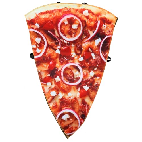 Veemoon Fake-Food-Kostüm für Kinderpizza Halloween Kostüm Neuheitskostüm Kinderkostüme Pizzakostüm für Pizzakleidung für Pizza-Kostüm Polyester von Veemoon