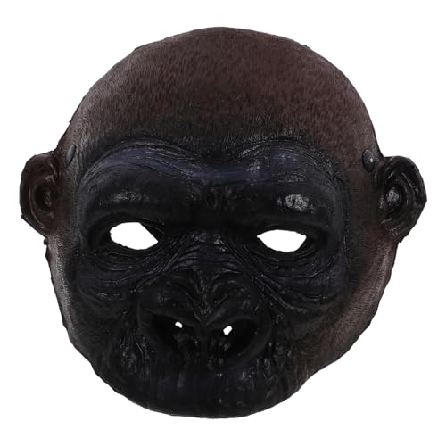 Veemoon Faszinierende PU Schaum Affenmaske – Vollgesichtsmaske Für Halloween - Fasching Und Kostümpartys – Tierkopfmaske Für Cosplay Und Kreative Kostümideen – Neuheit Und Spaß Garantiert von Veemoon