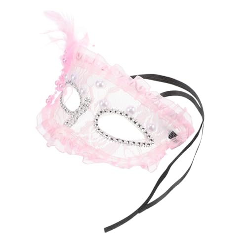 Veemoon Feder maske Frauen maskieren für Halloween Kostüm Halloween leuchten Gesicht Halloween-Maske Karnevalsmaske halloween masken Spitzenmaske Maskerade-Maske für Frauen Plastik Rosa Veemoon Feder maske Frauen maskieren für Halloween Kostüm Halloween leuchten Gesicht Halloween-Maske Karnevalsmaske halloween masken Spitzenmaske Maskerade-Maske für Frauen Plastik Rosa von Veemoon
