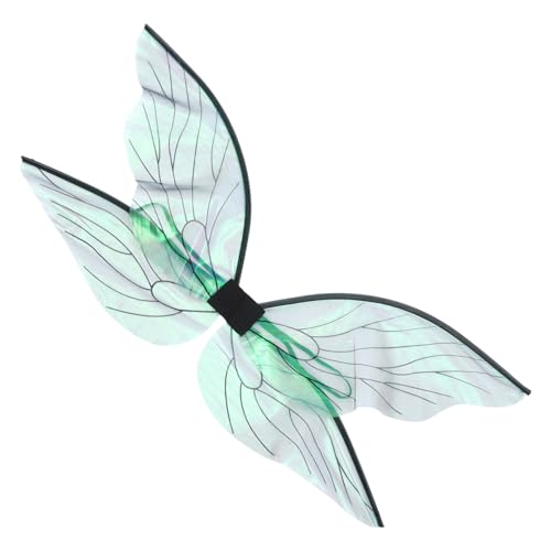 Veemoon Feenflügel Karneval rosa Ballettröckchen Maskerade Flügel Kostüm Festivalflügel schillernde Flügel feeflügeln party accessoires wings costume Kostümflügel Garn Black von Veemoon