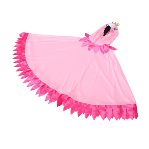 Veemoon Flamingo-kostüm Für Damen Halloween-kapuzenumhang Unisex-party-outfit Flamingo-umhang Für Veranstaltungen von Veemoon