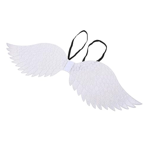 Veemoon Flügel verkleiden Requisiten Feenflügel für Erwachsene Alien-Kostüm Marienkäfer halloween costume halloween kleidung Maskeraden-Flügel- Halloween-Partys liefern Stoff Silver von Veemoon