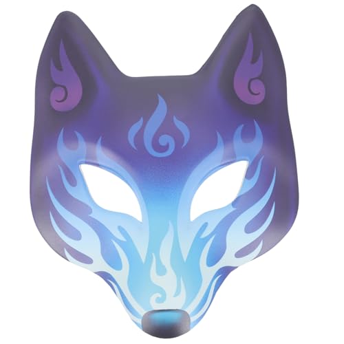 Veemoon Fuchs Maske halloween costume halloween kleidung tiermaske für costume halloween Maskerade Vintage Halloween japanische Maske Kostüm-Requisite Pu Veemoon Fuchs Maske halloween costume halloween kleidung tiermaske für costume halloween Maskerade Vintage Halloween japanische Maske Kostüm-Requisite Pu von Veemoon