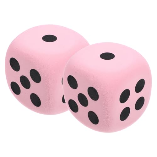 Veemoon Große Schaumstoffwürfel 8 cm - 2 Stück - Abwischbare Beschreibbare Würfel Für Mathematikunterricht Und Spiele Tragbar Und Vielseitig Einsetzbar Rosa Würfel Set Für Kreative Veemoon Große Schaumstoffwürfel 8 cm - 2 Stück - Abwischbare Beschreibbare Würfel Für Mathematikunterricht Und Spiele Tragbar Und Vielseitig Einsetzbar Rosa Würfel Set Für Kreative von Veemoon