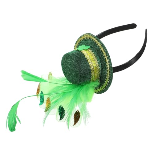 Veemoon Grünes Stirnband mit Kleeblatt Hut Leichtes Festival Party Haarreif für Patricks Day Vielseitiges Accessoire für Karneval Partys und Feiern Veemoon Grünes Stirnband mit Kleeblatt Hut Leichtes Festival Party Haarreif für Patricks Day Vielseitiges Accessoire für Karneval Partys und Feiern von Veemoon