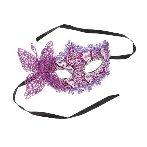 Veemoon Masquerade Maske Für Frauen Elegante Spitzenmasken Mit Schmetterlingsdesign Und Komfortabel Für Karneval Halloween Und Kostümpartys von Veemoon