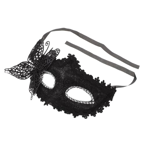 Veemoon Halbgesichtsmaske Schmetterling Spitze Gesichtsmaske Maskerademasken mit Stock Maskerade-Maske für halloween mitgebsel halloween oblaten Party-Maske Partydekor Kunststoff Black Veemoon Halbgesichtsmaske Schmetterling Spitze Gesichtsmaske Maskerademasken mit Stock Maskerade-Maske für halloween mitgebsel halloween oblaten Party-Maske Partydekor Kunststoff Black von Veemoon