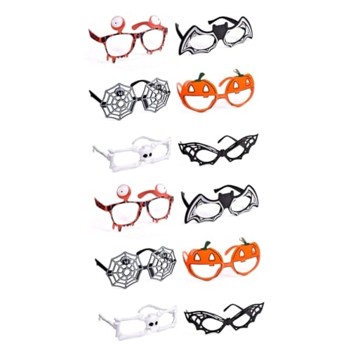 Veemoon Halloween Brillen Set 6er Pack – Kürbis - Fledermaus - Spinnennetz Hexe Schädel & Augapfel – Perfekte Kostüm Accessoires Für Unvergessliche Halloween Partys Und Fotos Veemoon Halloween Brillen Set 6er Pack – Kürbis - Fledermaus - Spinnennetz Hexe Schädel & Augapfel – Perfekte Kostüm Accessoires Für Unvergessliche Halloween Partys Und Fotos von Veemoon
