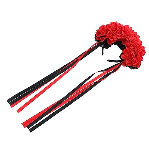 Veemoon Halloween Haarreif Farbiger Wreath Kopfschmuck für Damen für Halloween Karneval und Kostümparty Vielseitig Einsetzbar mit Hervorragender Verarbeitung und Stilvollem Design von Veemoon