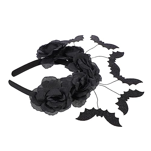 Veemoon Halloween Haarreif mit Fünf Schwarzen Rosen und Spinnen Dekoration Perfektes Kostümzubehör für Halloween und Maskerade Bequem und Auffällig Veemoon Halloween Haarreif mit Fünf Schwarzen Rosen und Spinnen Dekoration Perfektes Kostümzubehör für Halloween und Maskerade Bequem und Auffällig von Veemoon