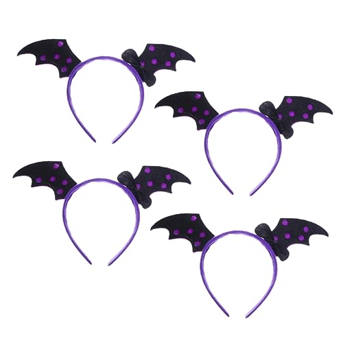 Veemoon Halloween Haarreifen Set – 4 Stück Mit Niedlichen Fledermaus-Motiven - Ideal Für Kostümpartys Und Halloween Dekoration Bequem Und Stylish Veemoon Halloween Haarreifen Set – 4 Stück Mit Niedlichen Fledermaus-Motiven - Ideal Für Kostümpartys Und Halloween Dekoration Bequem Und Stylish von Veemoon
