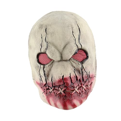 Veemoon Halloween Horror Maske – Gruselige Zombie Maske Mit Blutigem - Verrottetem Und Langen Narben Für Unvergessliche Kostümpartys Und Maskeraden Veemoon Halloween Horror Maske – Gruselige Zombie Maske Mit Blutigem - Verrottetem Und Langen Narben Für Unvergessliche Kostümpartys Und Maskeraden von Veemoon