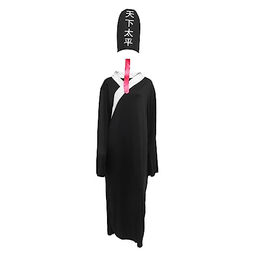 Veemoon Halloween Kostüm Impermance Ghost Outfit Für Herren Gruselige Cosplay Requisiten Für Bühnenaufführungen Und Halloween Feiern von Veemoon