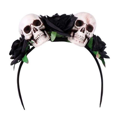 Veemoon Halloween Stirnband Mit Künstlichen Rosen Und - Mexikanische Krone Für Cosplay Und Karneval - Perfektes Haarschmuck Accessoire Für Halloween Partys Und Festlichkeiten Veemoon Halloween Stirnband Mit Künstlichen Rosen Und - Mexikanische Krone Für Cosplay Und Karneval - Perfektes Haarschmuck Accessoire Für Halloween Partys Und Festlichkeiten von Veemoon