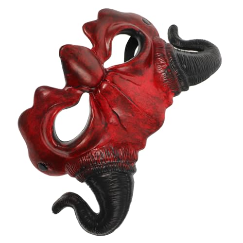 Veemoon Halloween Teufelsmaske Aus Schaumstoff – Gruselige Halbgesichtsmaske Mit Hörnern Für Monster-Cosplay Und Maskerade – Perfekt Für Halloween-Kostüme Und Schaurige Partys Veemoon Halloween Teufelsmaske Aus Schaumstoff – Gruselige Halbgesichtsmaske Mit Hörnern Für Monster-Cosplay Und Maskerade – Perfekt Für Halloween-Kostüme Und Schaurige Partys von Veemoon