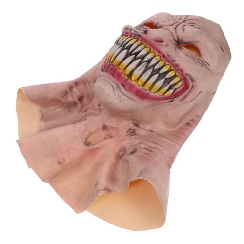 Veemoon Halloween Vollkopfmaske – Gruselige Teufelsmaske Für Kostümpartys - Cosplay Und Halloween-Dekoration – Perfekt Für Schaurige Auftritte Und Unvergessliche Momente von Veemoon