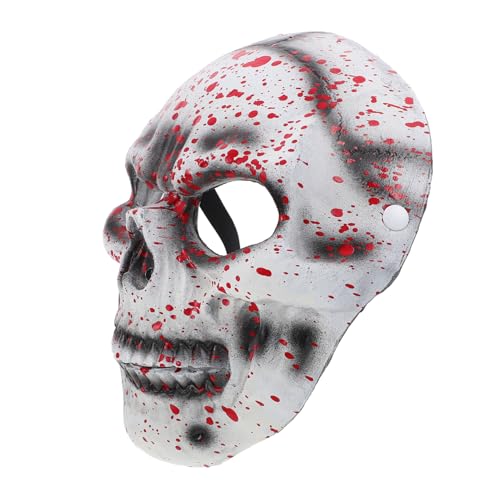 Veemoon Halloween-maske Gesicht Porenmaske Halloween-skelett Halloween-masken Für Erwachsene Männer Steampunk-maske Schädelmaske Gruseliges Halloween Aufblasbares Kostüm Masken-cosplay Pu von Veemoon