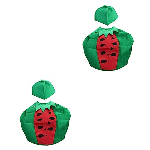 Veemoon Halloweenkostüm Obst Gemüse Kostüm Für Mädchen Und Jungen – Wassermelone - Erdbeere Und Apfel Cosplay Outfit Mit Zufälligem Hut-Stil Ideal Für Partys Und Feiern Veemoon Halloweenkostüm Obst Gemüse Kostüm Für Mädchen Und Jungen – Wassermelone - Erdbeere Und Apfel Cosplay Outfit Mit Zufälligem Hut-Stil Ideal Für Partys Und Feiern von Veemoon