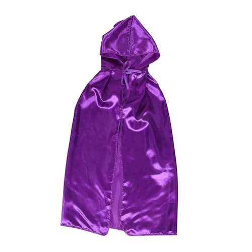Veemoon Hexenschal Umhang Cape Cooles Cosplay Kostüm Vampire Cape Für Halloween Kapuzenumhang Cosplay Cape Halloween Umhang Ornament Vampir Cape Herren Cape Halloween Satin von Veemoon