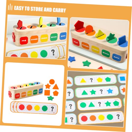 Veemoon Holzformsortierer Lernspielzeug für Teiliges Geometrisches Steckpuzzle in Bunten Farben Fördert Form und Farberkennung Sowie Hand Koordination für Zuhause und Unterwegs Veemoon Holzformsortierer Lernspielzeug für Teiliges Geometrisches Steckpuzzle in Bunten Farben Fördert Form und Farberkennung Sowie Hand Koordination für Zuhause und Unterwegs von Veemoon