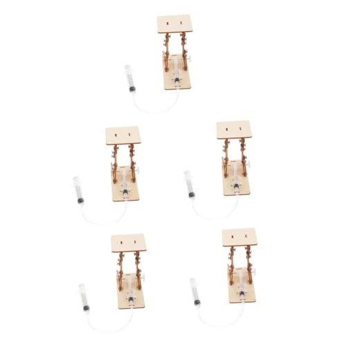 Veemoon Hydraulische Hebebühne Puzzle Set – 3D Holzbausatz Für Ingenieure - Pädagogisches Modell Zur Von Wissenschaft Und Technik - Kreatives Montagespielzeug Für Und von Veemoon